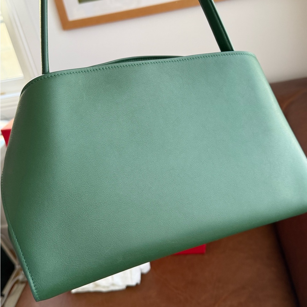 Ferragamo Forest Green Soft Hug Leather Top-Handle Bag - Picture 3 of 16